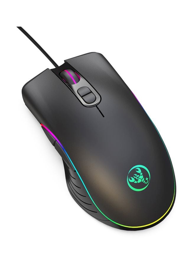 A867 Wired Optical Gaming Mouse Black