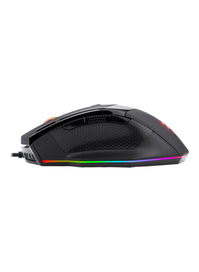 Wired PC Gaming M801 LED RGB BacklitmmO 9 Programmable Button Mouse with Macro Recording Side Buttons