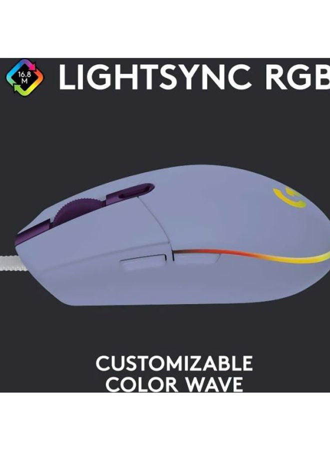 Logitech G203 LightSync Wired Gaming Mouse