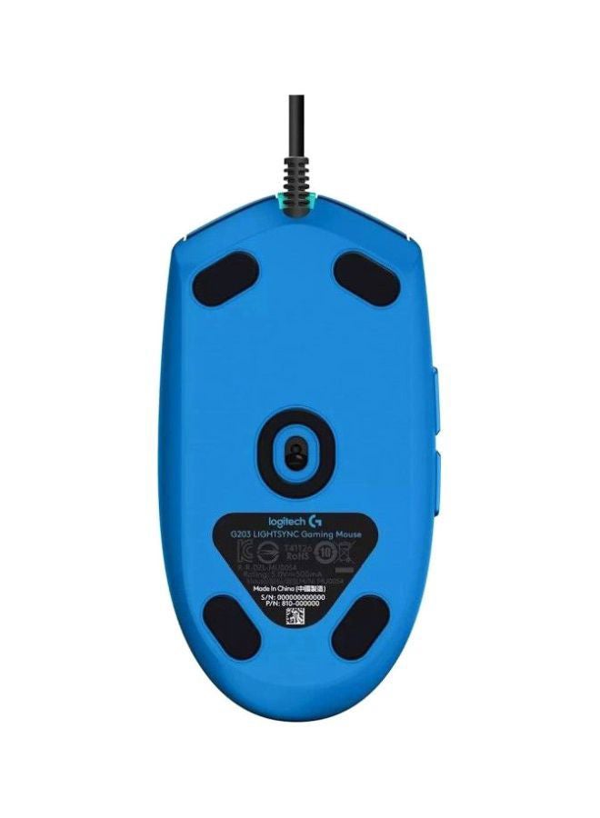 G203 LightSync Gaming Mouse -wired