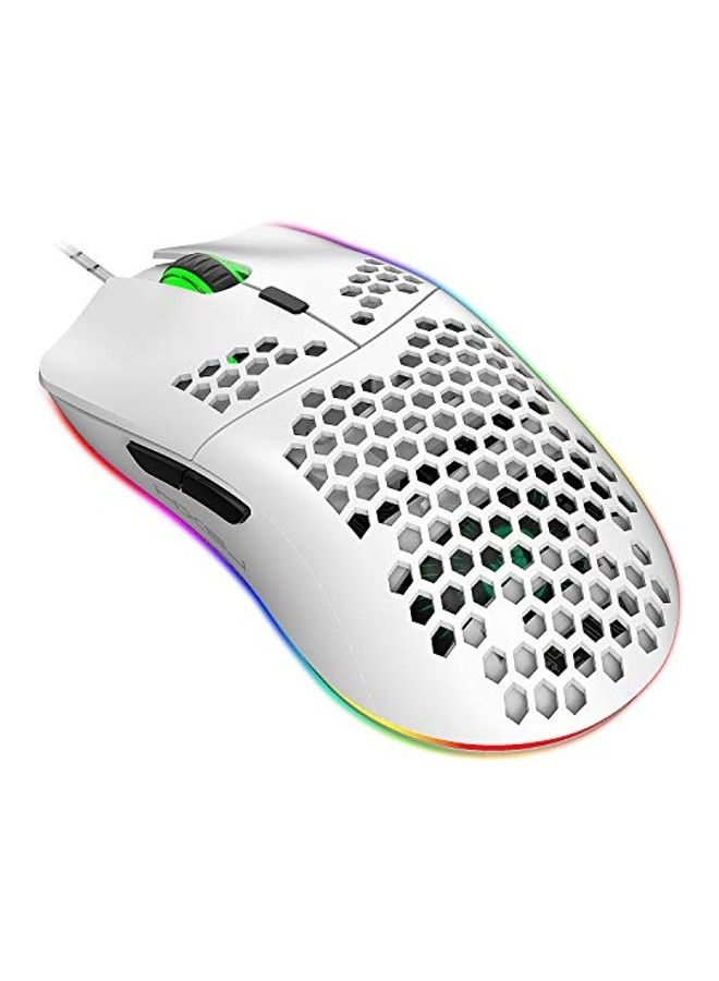 Wired Gaming Mouse With Lightweight Honeycomb Shell