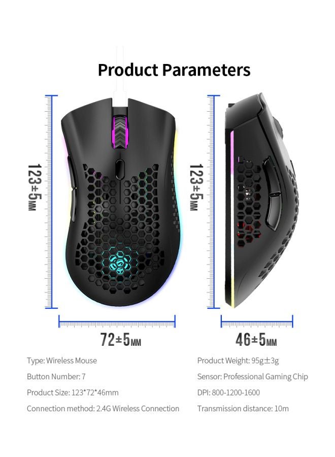 Wireless Gaming Mouse Black