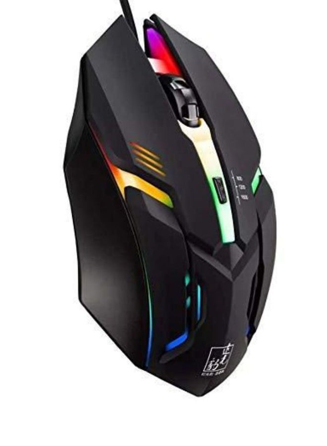 USB LED Optical Wired Gaming Mouse