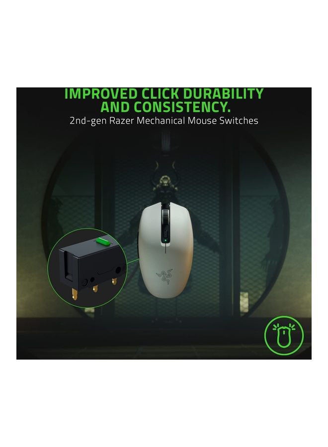 Orochi V2 Mobile Wireless Gaming Mouse with up to 950 Hours of Battery Life - White