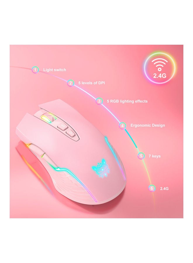 2.4GHz Wireless Optical Gaming Mouse with RGB Light