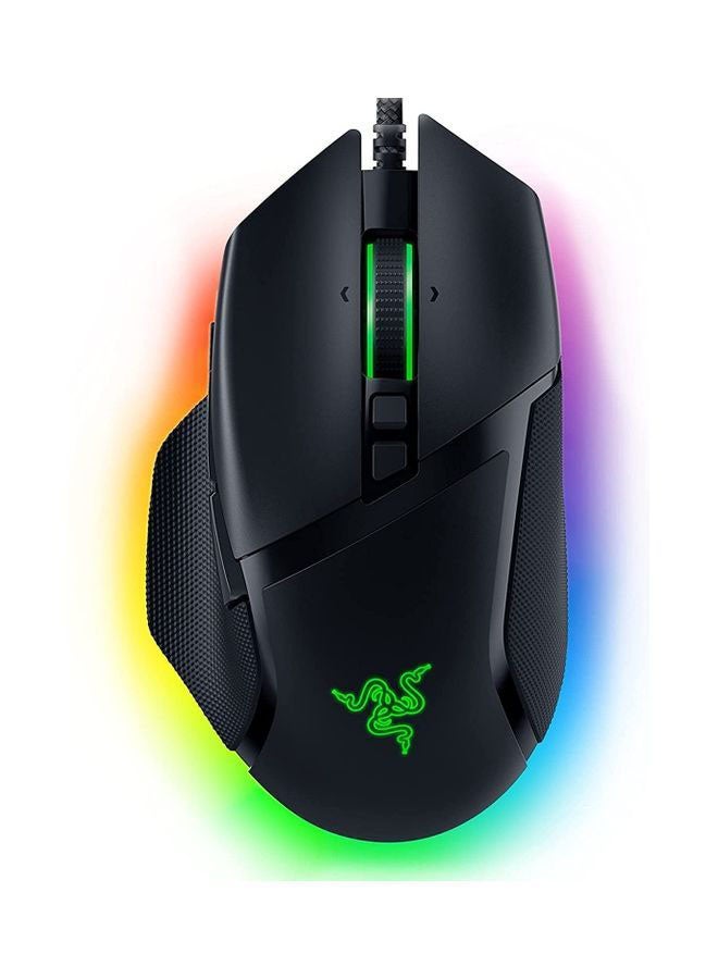 Basilisk V3 Customizable Ergonomic Gaming Mouse, Fastest Mouse Switch, Chroma RGB Lighting 26K DPI Optical Sensor 11 Programmable Buttons HyperScroll Tilt Wheel Classic