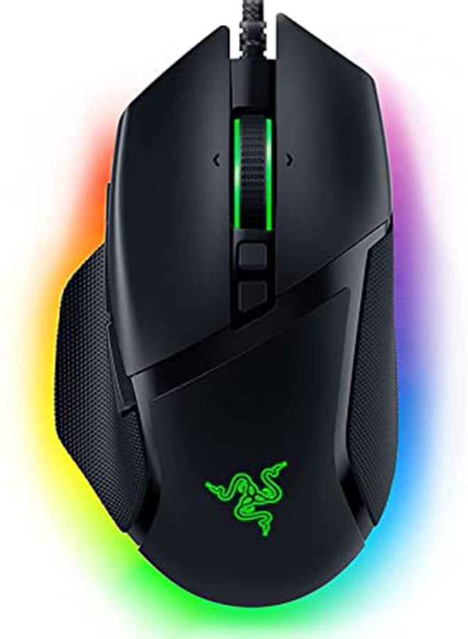 Razer Basilisk V3 Customizable Ergonomic Gaming Mouse: Fastest Mouse Switch - Chroma RGB Lighting 26K DPI Optical Sensor 11 Programmable Buttons HyperScroll Tilt Wheel Classic Black