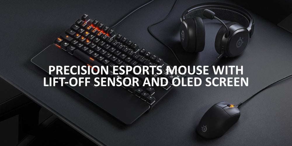 Prime+ - Esports Performance Gaming Mouse – 18,000 CPI TrueMove Pro+ Optical Sensor – Magnetic Optical Switches