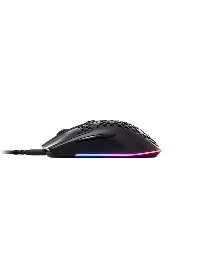 Aerox 3 Onyxsouiris Gaming Ultra Lightweight Wired Mouse with USB C Detachable Cable for Less Drag