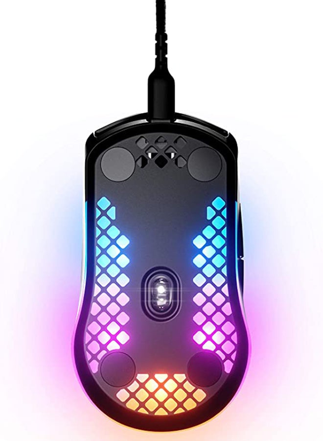 Aerox 3 Onyxsouiris Gaming Ultra Lightweight Wired Mouse with USB C Detachable Cable for Less Drag