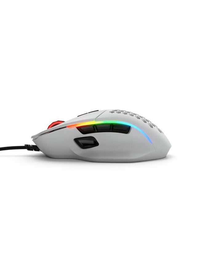 Gaming Mouse - Model I 69 g Superlight Honeycomb Mouse, Matte White Mouse - 9 Customizable Buttons