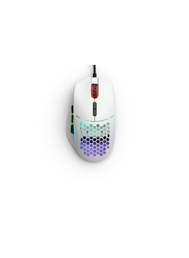 Gaming Mouse - Model I 69 g Superlight Honeycomb Mouse, Matte White Mouse - 9 Customizable Buttons