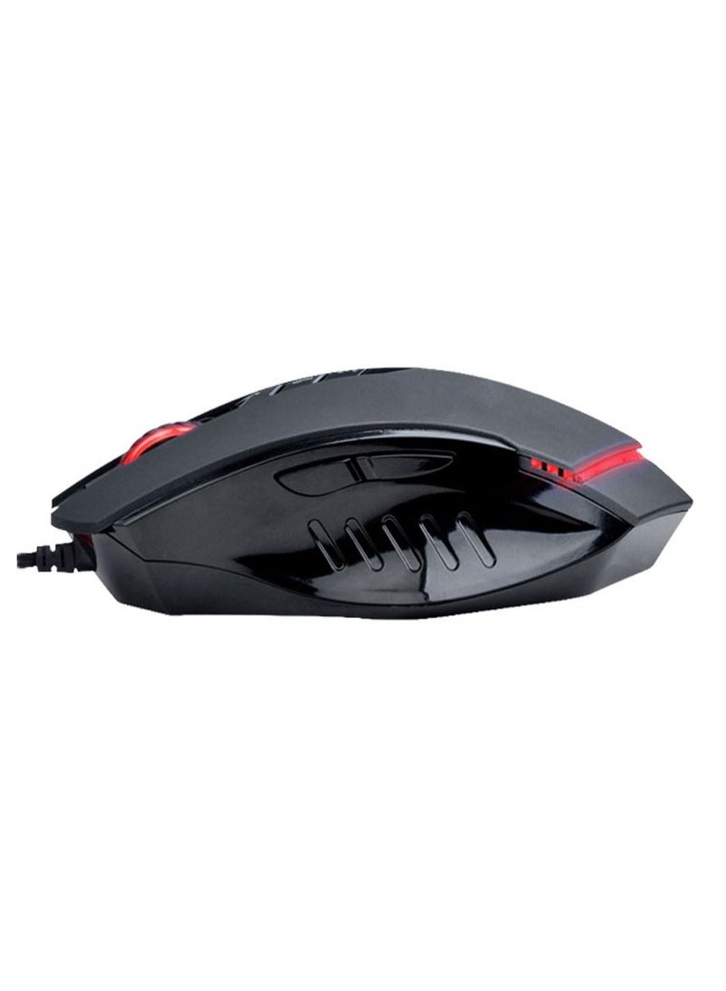 BLOODY X’GLIDE ULTRA CORE 3 GAMING MOUSE V8M, WITH GAMING PRECISION(3200CPI) AND OPTICAL ENGINE, 6 SNIPER MODE, FOR WINDOWS XP/ VISTA/ 7/ 8 /8.1 / 10 OR LATER, BLACK