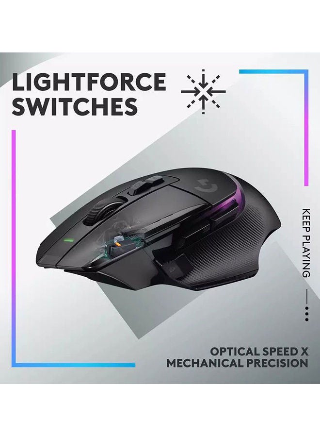 Logitech G502 X Plus Wireless Gaming Mouse - Black