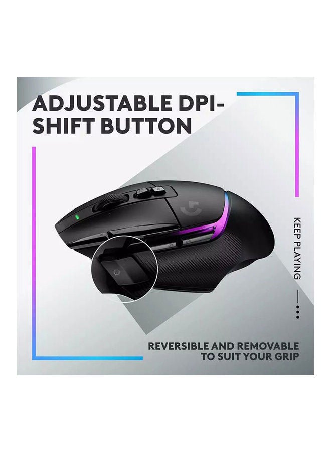 Logitech G502 X Plus Wireless Gaming Mouse - Black