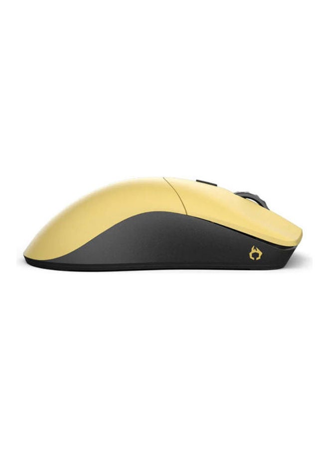 Glorious Model O Pro Wireless Gaming Mouse - 55g Lightweight Gaming Mouse - BAMF Sensor - 19000 DPI - Limited Edition - Golden Panda