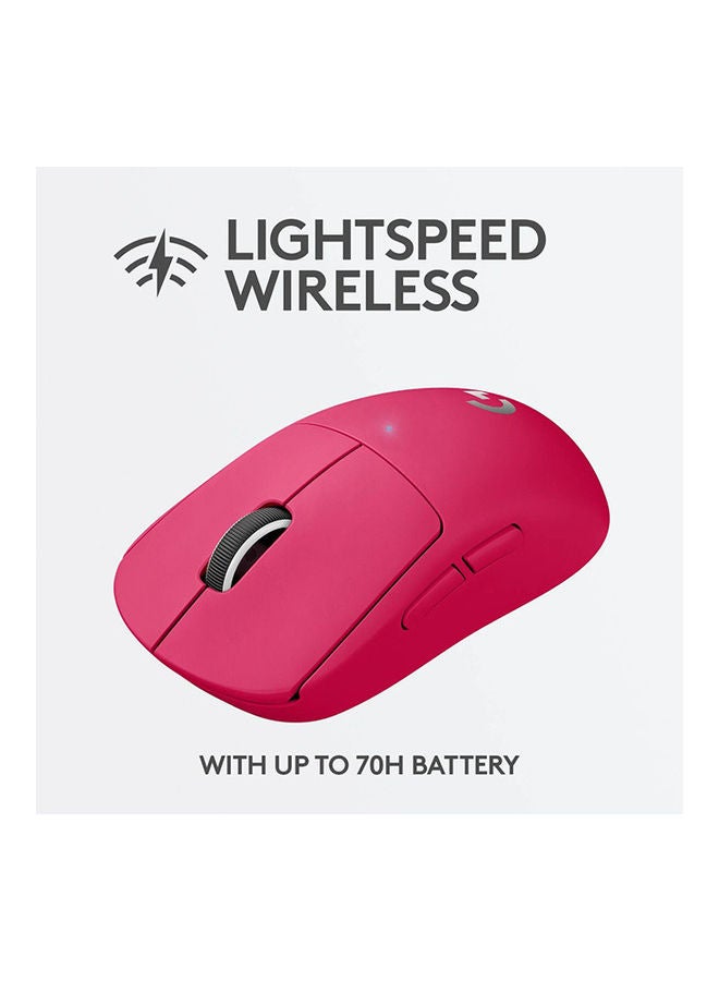 Logitech G Pro X Superlight Magenta Gaming Mouse