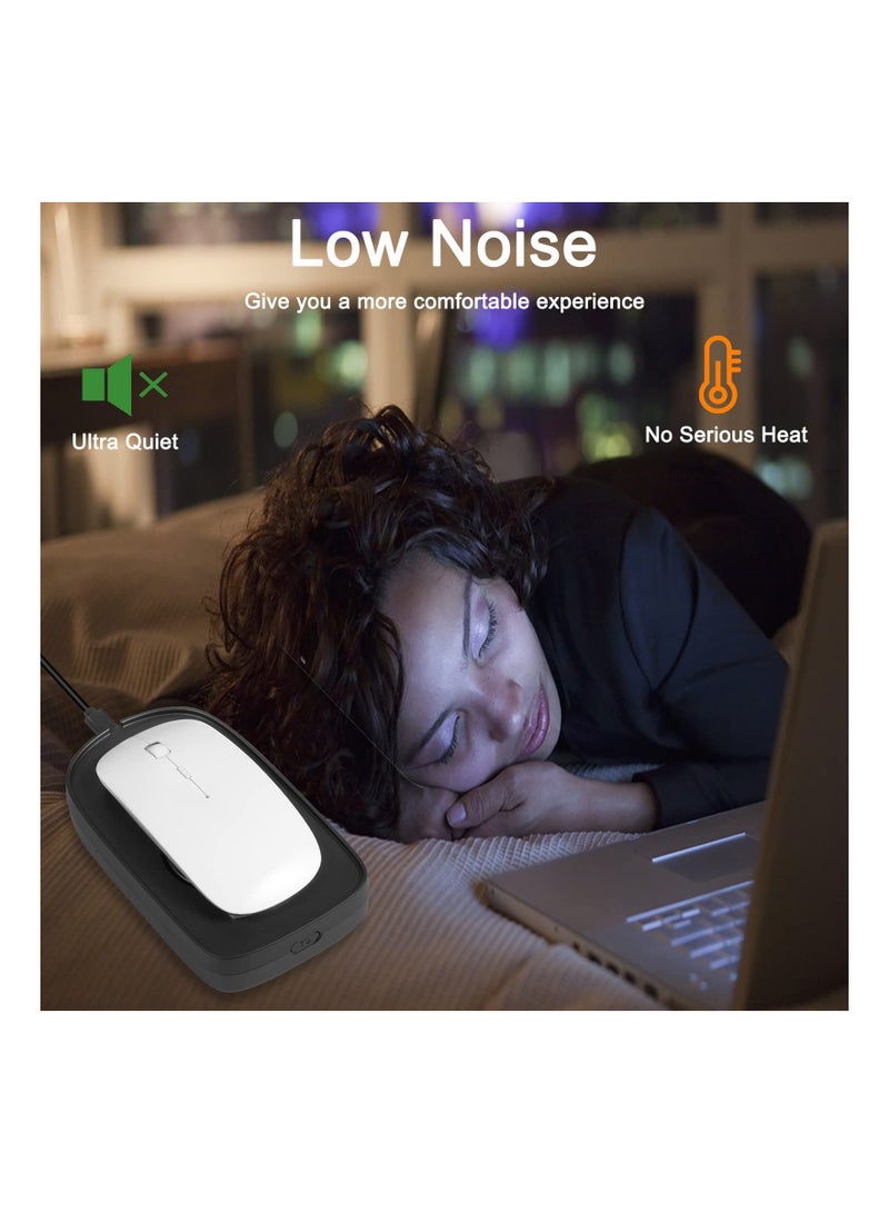 Mouse Mover Jiggler, Undetectable Mouse Mover Jiggler for Computer Laptop Awakening, Mechanical Mouse Jiggler with Drive Free USB Port, Simulate Mouse Automatic Random Movement, Keeps PC Active