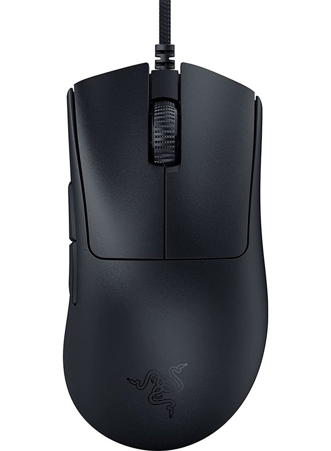 DeathAdder V3 Wired Gaming Mouse: 59g Ultra Lightweight - Focus Pro 30K Optical Sensor - Fast Optical Switches Gen-3-8K Hz HyperPolling - 6 Programmable Buttons - Black