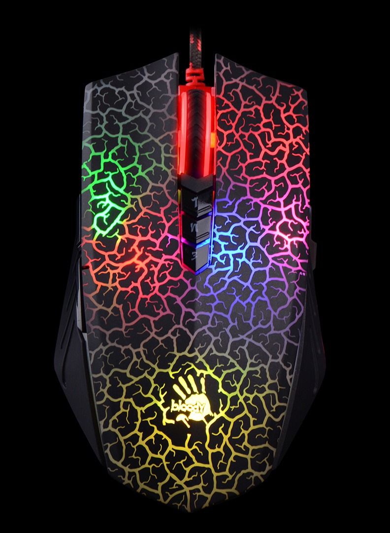 A70 Light Strike Gaming Mouse, PMW3327 Gaming Engine, 6,200 CPI, Metal X'Glide Armor Boot,Extreme Core 4, 6 Sniper Modes, Ultra Core 3 & 4 Activated