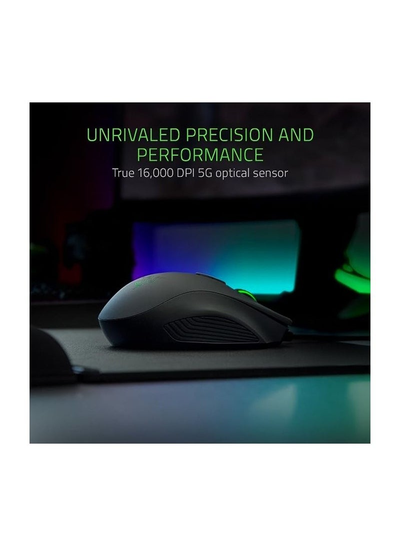 Razer Naga X Ergonomic MmO Gaming Mouse With 16 Buttons 18000 DPI  85g Midweight Brand New In Retail Box