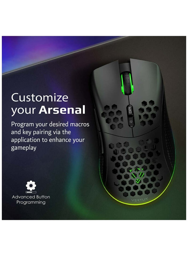 Vertux Ammolite GameCharged Dual Mode Gaming Mouse