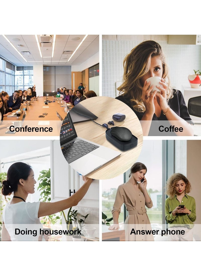 Mouse Mover Jiggler, Undetectable Mouse Mover Jiggler for Computer Laptop Awakening, Mechanical Mouse Jiggler with Drive Free USB Port, Simulate Mouse Automatic Random Movement, Keeps PC Active