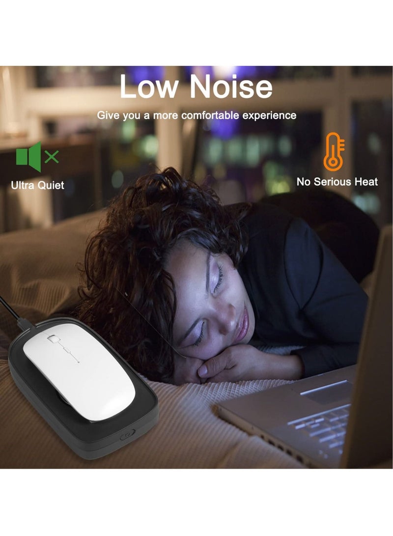Mouse Mover Jiggler, Undetectable Mouse Mover Jiggler for Computer Laptop Awakening, Mechanical Mouse Jiggler with Drive Free USB Port, Simulate Mouse Automatic Random Movement, Keeps PC Active