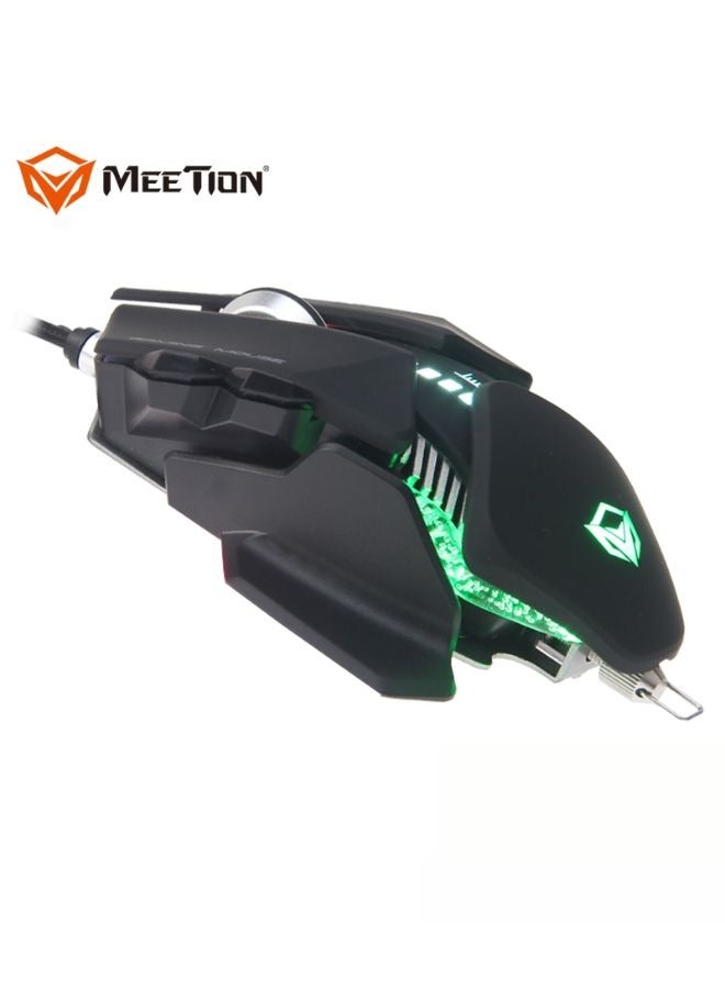 Meetion MT-GM80 Transformers Mechanical Gaming Mouse (4000 DPI) For PC & Laptop (Black)