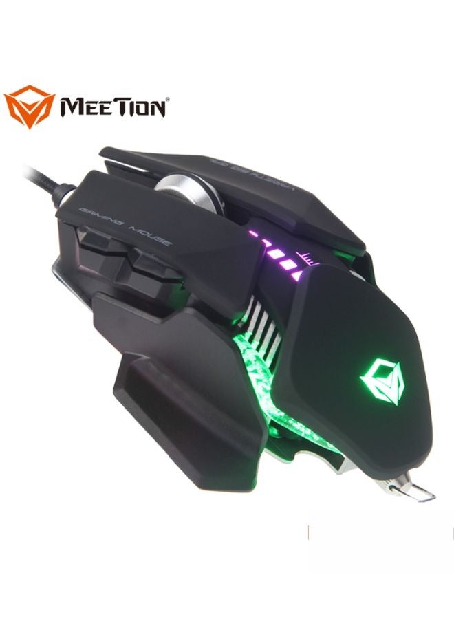 Meetion MT-GM80 Transformers Mechanical Gaming Mouse (4000 DPI) For PC & Laptop (Black)