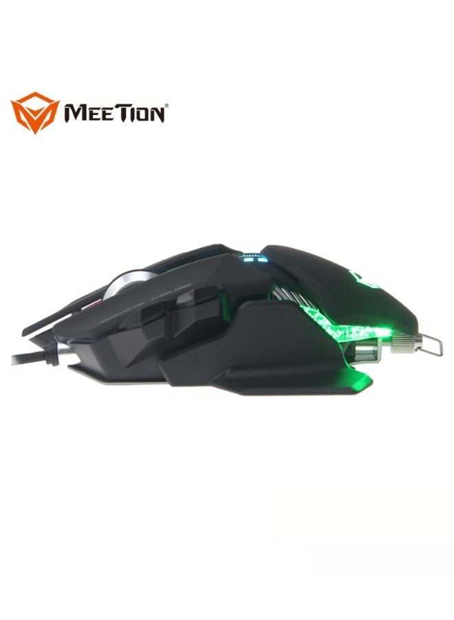 Meetion MT-GM80 Transformers Mechanical Gaming Mouse (4000 DPI) For PC & Laptop (Black)