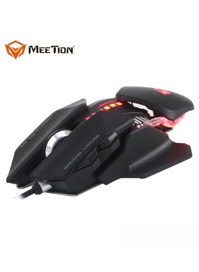 Meetion MT-GM80 Transformers Mechanical Gaming Mouse (4000 DPI) For PC & Laptop (Black)