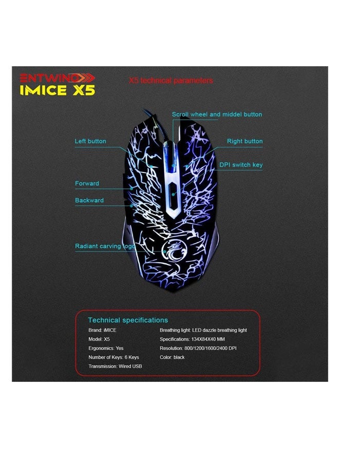 ENTWINO iMiceX5 Gaming Mouse