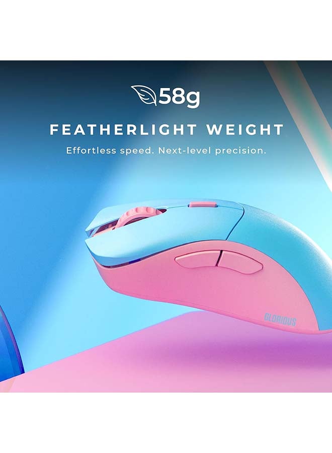 Glorious Model D Wireless PRO Skyline Pink/Blue Forge Gaming Mouse