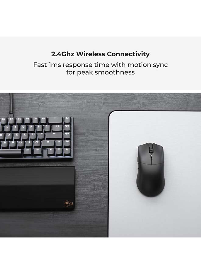 Glorious Model O 2 PRO Wireless 1K Polling Black Gaming Mouse