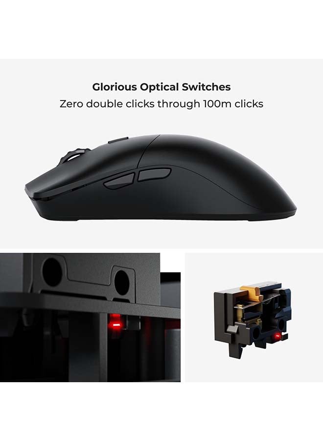 Glorious Model O 2 PRO Wireless 1K Polling Black Gaming Mouse