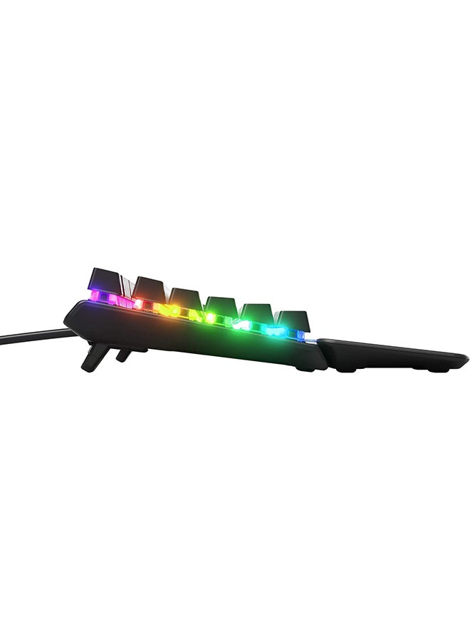 SteelSeries Apex 7 TKL Mechanical Gaming Keyboard, OLED Display, Red Switches, American QWERTY Layout