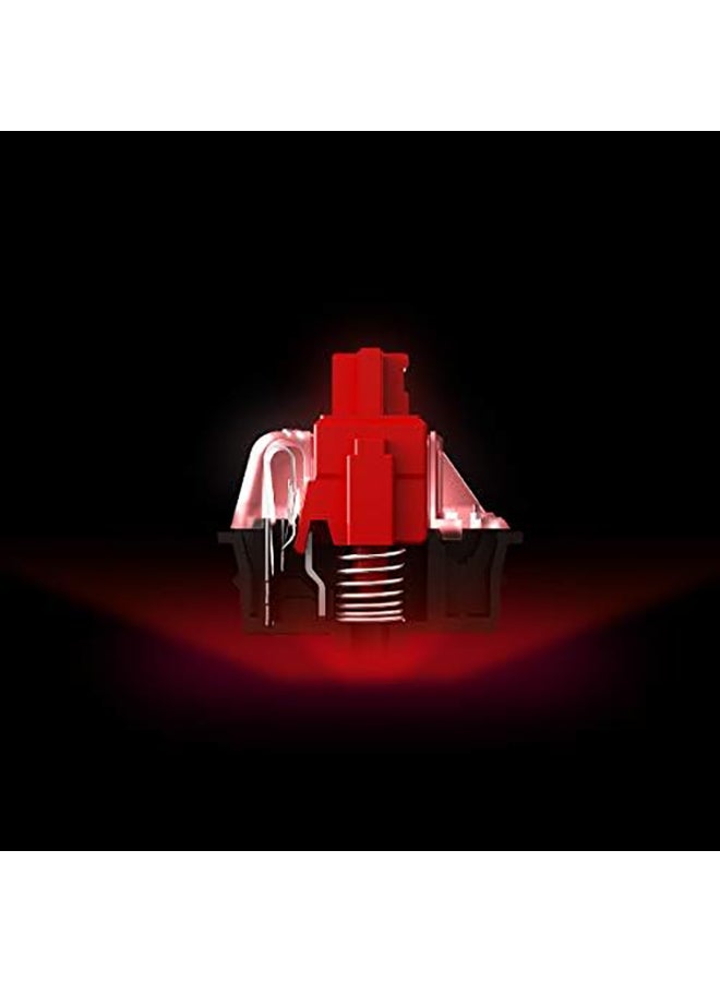 SteelSeries Apex 7 TKL Mechanical Gaming Keyboard, OLED Display, Red Switches, American QWERTY Layout