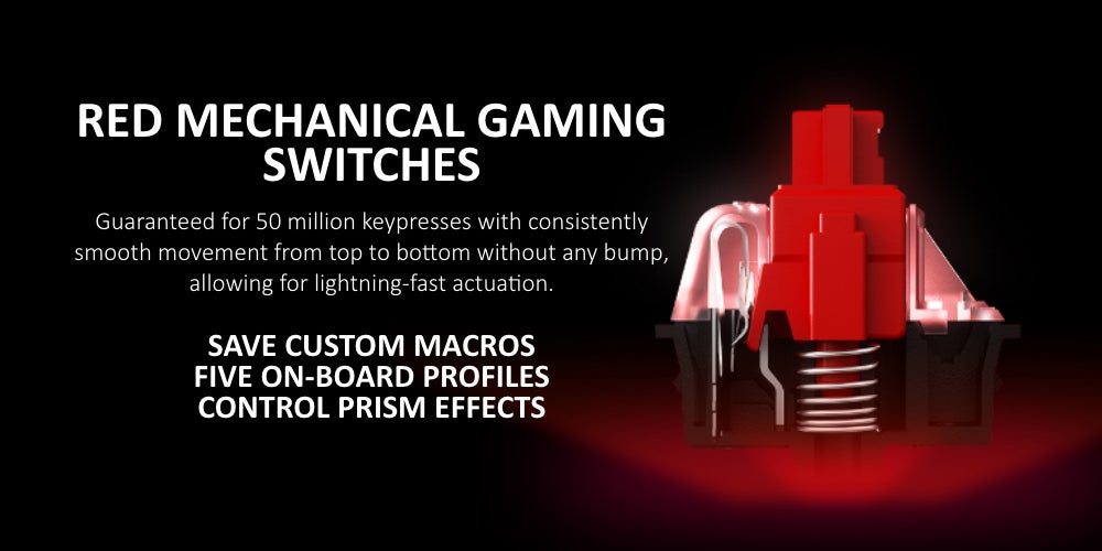 SteelSeries Apex 7 TKL Mechanical Gaming Keyboard, OLED Display, Red Switches, American QWERTY Layout