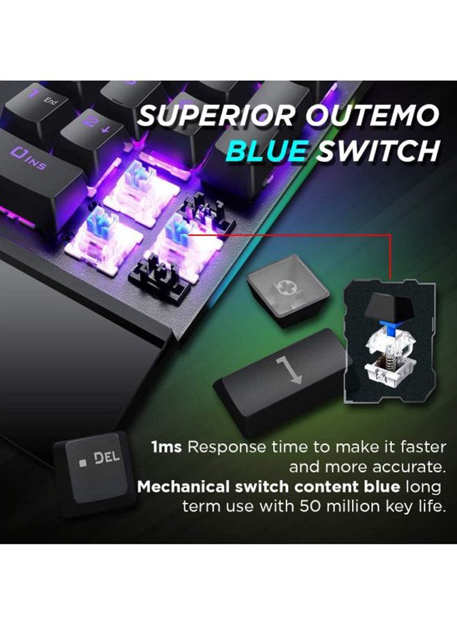 Mechanical Gaming Wired Keyboard