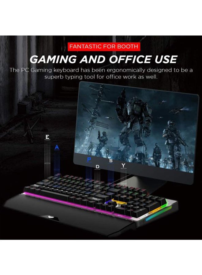 Mechanical Gaming Wired Keyboard