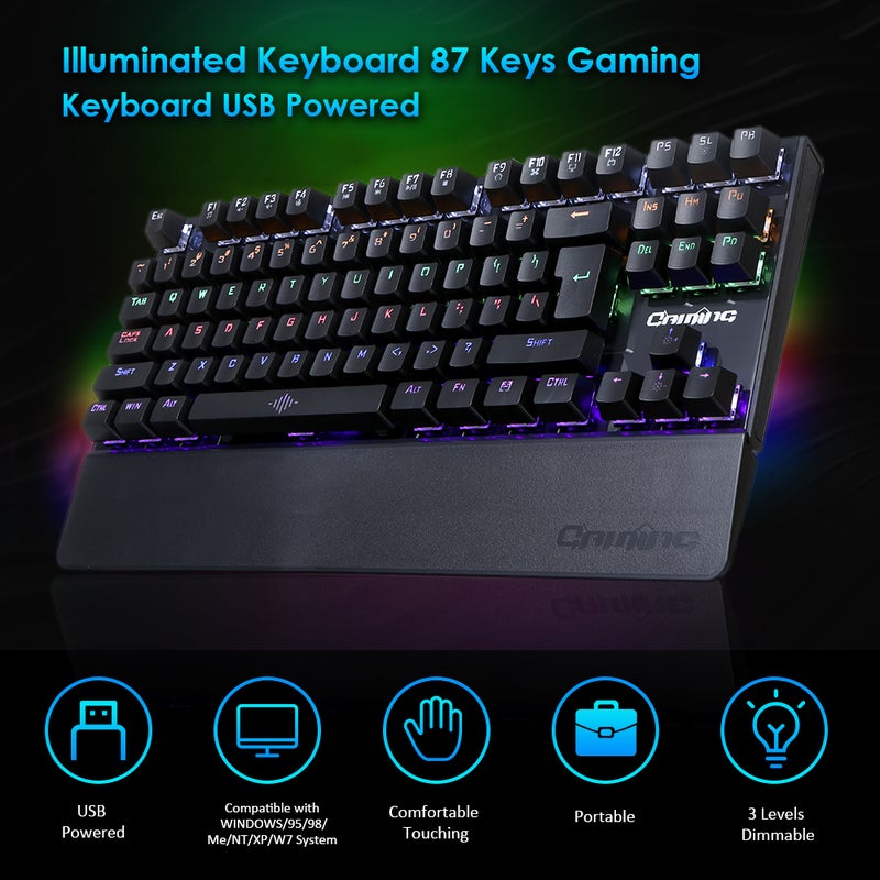 USB Powered Operated Gaming Keyboard