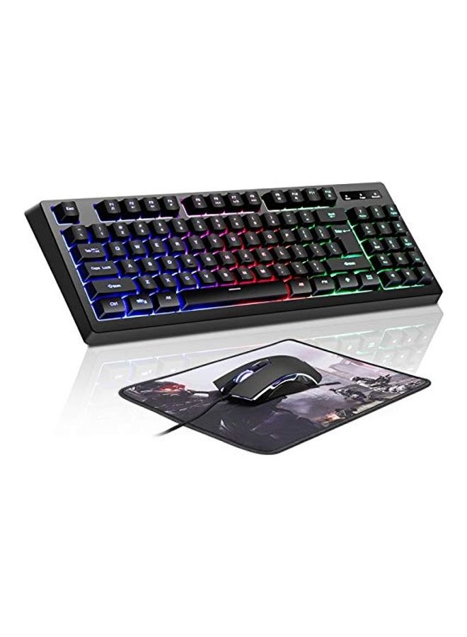 89 Keys Gaming Keyboard And Mouse Combo - wired