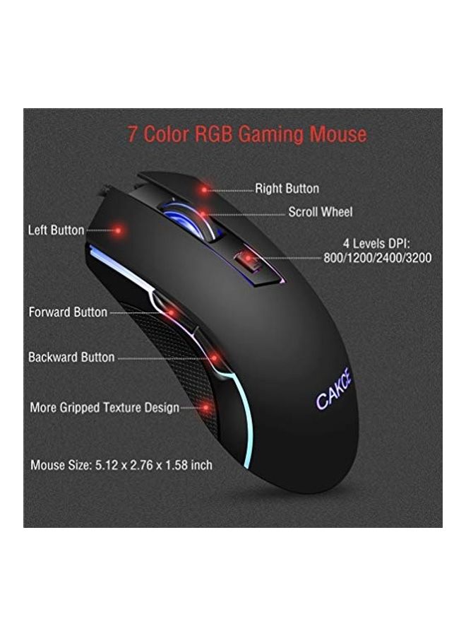 89 Keys Gaming Keyboard And Mouse Combo - wired