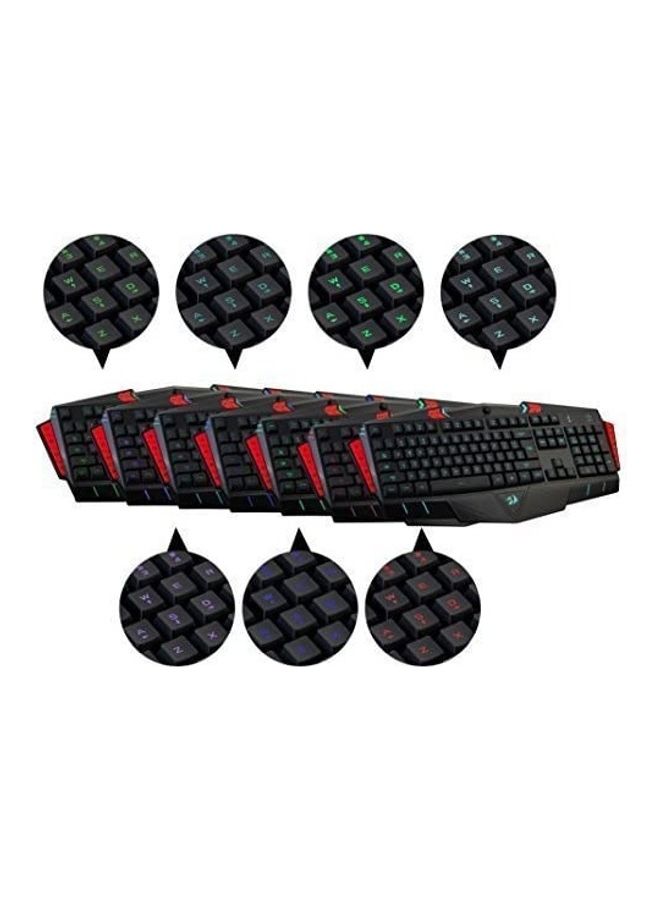 LED Backlit Gaming Keyboard Black/Red