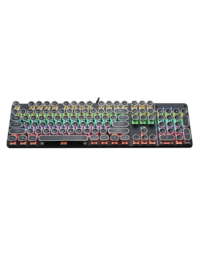 Mechanical 104-Keys Backlight Effect Gaming Wired Keyboard