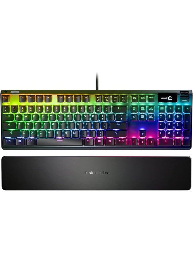 SteelSeries Apex 7 - Mechanical Gaming Keyboard - OLED Display - Red Switches - American (QWERTY) Layout