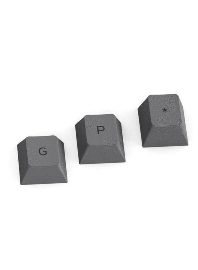 Glorious GPBT Dye Sublimated Keycaps (Black) - Thick PBT Plastic 114 Keycap Set for 100% Full Size, 85% 80% TKL, 60% Compact, 75% Mechanical Keyboards