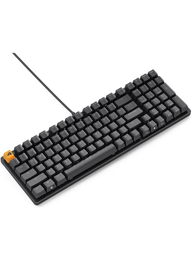 GMMK2 Pre Built Edition Full Size Wired Keyboard, 96% Modular Mechanical, ANSI US Layout, 99 Keys, ABS Doubleshot Keycaps, Tray Mount, Black | GLO-GMMK2-96-FOX-B