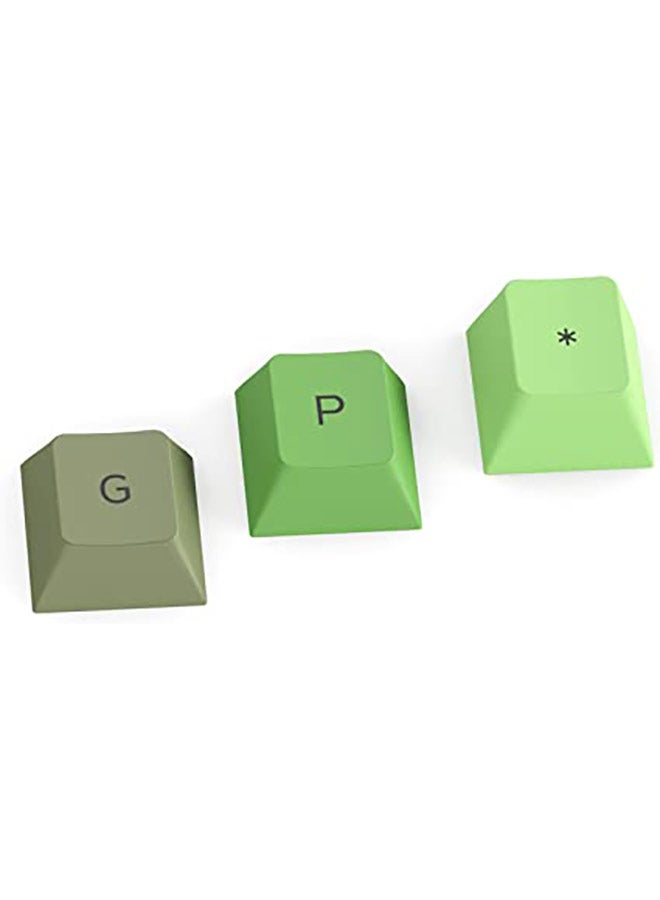 Glorious GPBT Dye Sublimated Keycaps (Olive) - Thick PBT Plastic 114 Keycap Set for 100% Full Size, 85% 80% TKL, 60% Compact, 75% Mechanical Keyboards